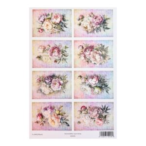 Kuva-arkki A4, CLA402 Pionit