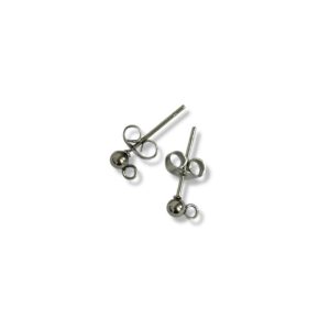 Rico Design Korvakorutappi lenkillä 15mm, kirurginteräs 2 kpl