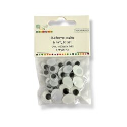 DP Craft Liikkuvat askartelusilmät, ovaali lajitelma 36kpl