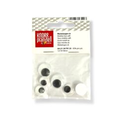 Knorr Prandell Liikkuvat askartelusilmät , pyöreä lajitelma 6kpl