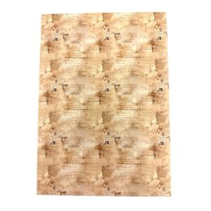 Kuviokartonki A4, 27 Vanha paperi, 5 arkkia