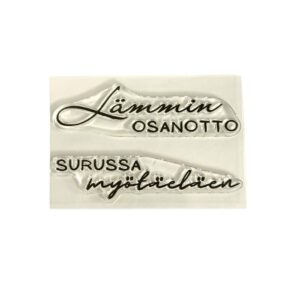 Tekstileimasinsetti, Osanotto