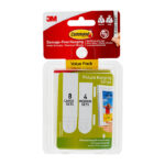 3M Command kiinnityspalasetti, Medium 5,4kg ja Large 7,2kg