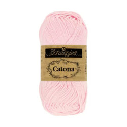 Scheepjes Catona puuvillalanka 50g, 238 Vaaleanpunainen