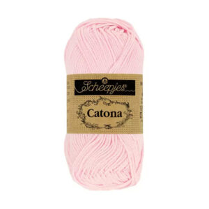 Scheepjes Catona puuvillalanka 50g, 238 Vaaleanpunainen