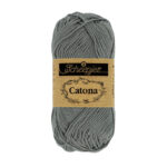 Scheepjes Catona puuvillalanka 50g, 242 Harmaa