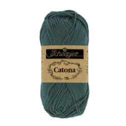 Scheepjes Catona puuvillalanka 50g, 244 Tummanvihreä