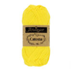 Scheepjes Catona puuvillalanka 50g, 280 Kirkas keltainen