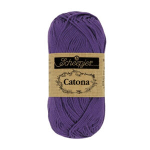 Scheepjes Catona puuvillalanka 50g, 521 Violetti