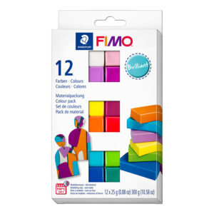 Fimo Soft massalajitelma 12x 25g, Brilliant