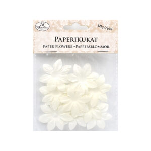 Paperikukat, 4910 Iso valkoinen 12 kpl