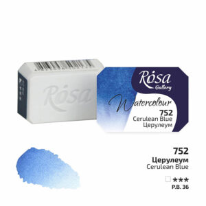 Rosa Gallery akvarellinappi, 752 Cerulean Blue