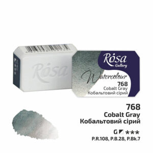 Rosa Gallery akvarellinappi, 768 Cobalt Gray