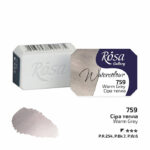 Rosa Gallery akvarellinappi, 759 Warm Grey