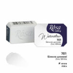 Rosa Gallery akvarellinappi, 701 Zink White