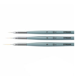 Rosa Stream 123/3 synteettinen Liner akvarellisivellin, koko 2