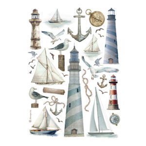 Stamperia Riisipaperi A4, DFSA4997 Lighthouse