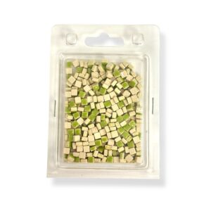 Keramiikka mosaiikki 5x5mm 50g, vihreä