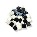 Hobby Time Mosaiikkipalalajitelma 20x20mm 200g, black / white