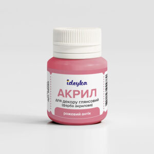 Ideyka Akryylimaali 20ml, 280 Glossy Antique pink