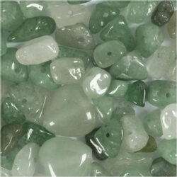 Kristallihelmet, Aventuriinikvartsi, 7-12mm, vihreät