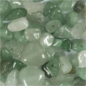 Kristallihelmet, Aventuriinikvartsi, 7-12mm, vihreät