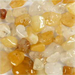 Kristallihelmet, Hunajakalsiitti, 7-12mm, vaaleankeltainen