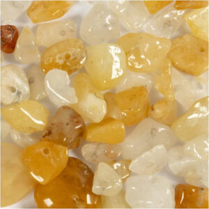 Kristallihelmet, Hunajakalsiitti, 7-12mm, vaaleankeltainen