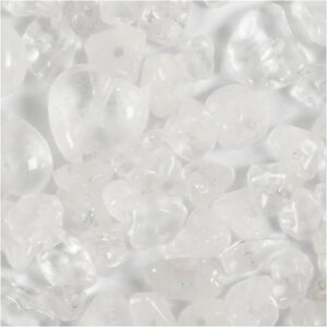 Kristallihelmet, Kirkas kvartsi, 7-12mm, läpikuultava