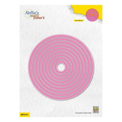 Nellie's Choise stanssisetti, MFD147 Double stitchlines round