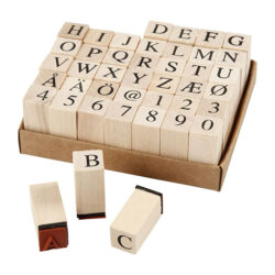 Puuleimasinsetti, 28584 Kirjaimet ja numerot 42kpl