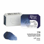 Rosa Gallery akvarellinappi, 778 Indanthrene Grey