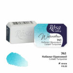 Rosa Gallery akvarellinappi, 741 Cobalt Turquoise