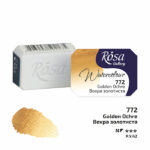 Rosa Gallery akvarellinappi, 772 Golden Ochre