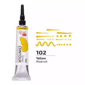 Rosa Talent Ääriviivaväri 20ml, 102 Yellow