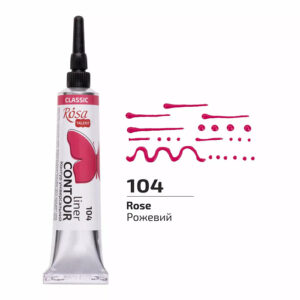 Rosa Talent Ääriviivaväri 20ml, 104 Rose