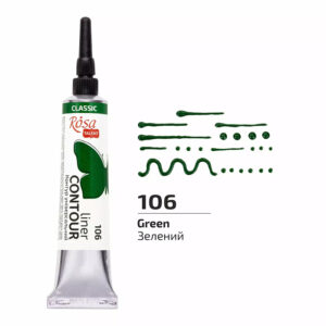Rosa Talent Ääriviivaväri 20ml, 106 Green
