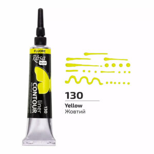 Rosa Talent Ääriviivaväri 20ml, 130 Fluor. Yellow