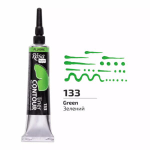 Rosa Talent Ääriviivaväri 20ml, 133 Fluor. Green