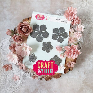 Craft & You Design stanssisetti, CW255 Magda's Flower 1