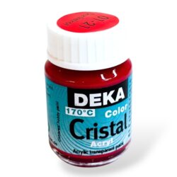Deka Cristal lasimaali 25ml, 21 Tummanpunainen