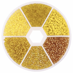 Siemenhelmilajitelma 3mm, Keltainen