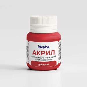 Ideyka Akryylimaali 20ml, 202 Ruby