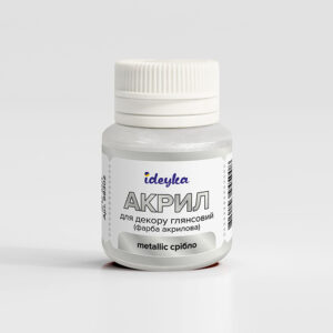 Ideyka Akryylimaali 20ml, 302 Metallic Silver