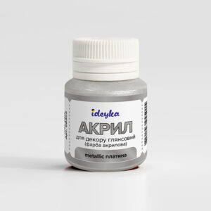 Ideyka Akryylimaali 20ml, 303 Metallic Platinum