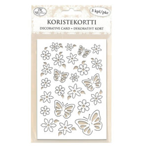 Koristekortti, 6975 Perhoset ja kukat