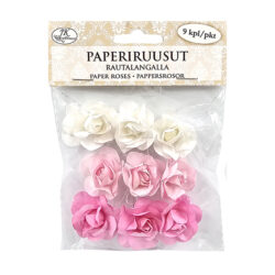 Paperiruusu rautalangalla, 2839 Pinkki lajitelma