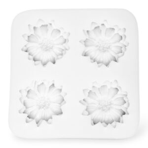 Silikonimuotti, Isot kukat