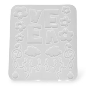 Silikonimuotti, Kuviokorvikset