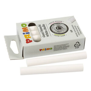 Taululiitu 8cm, Valkoinen 10kpl